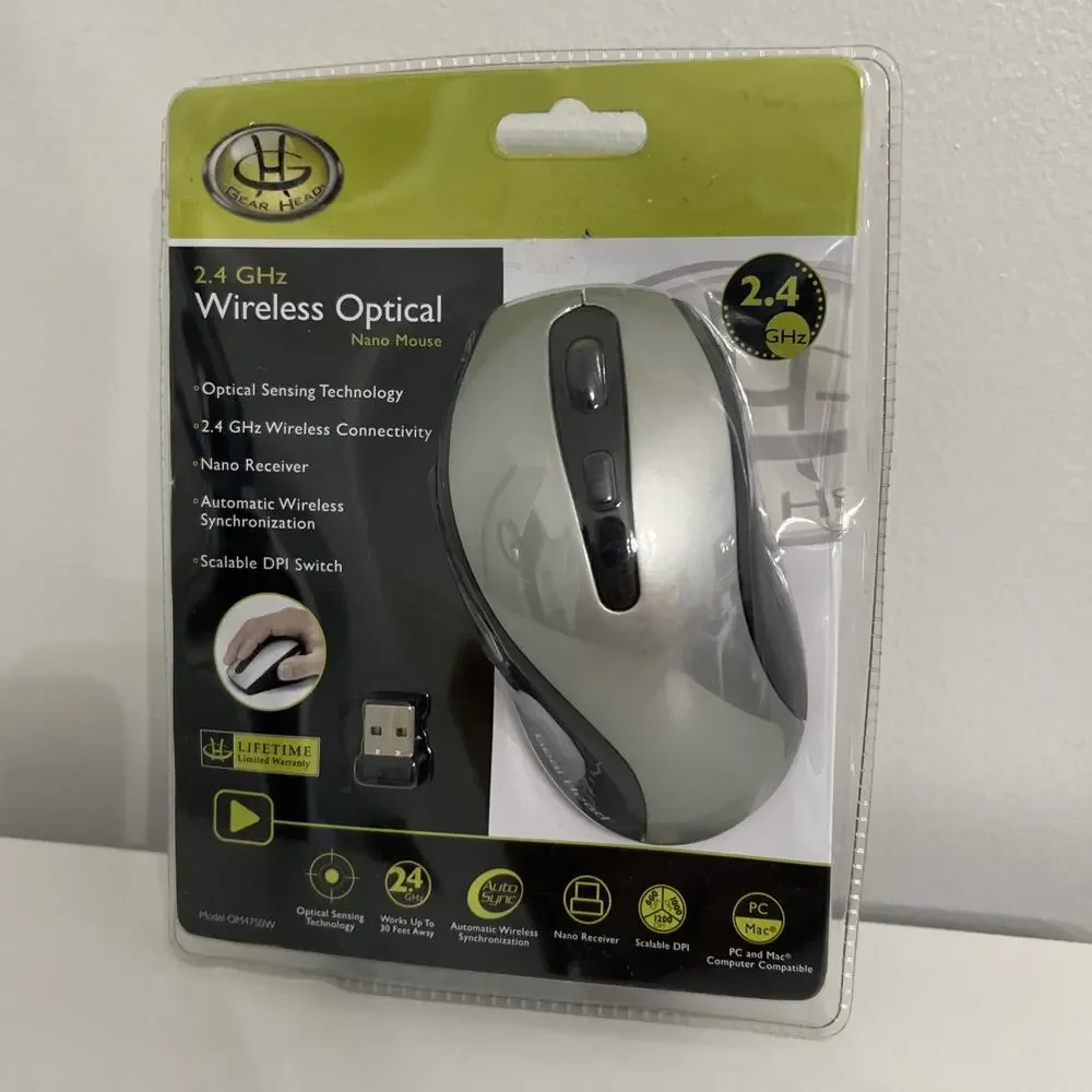 Gear Head Nano Mouse 2.4Ghz New | Packaging Slightly Damaged
